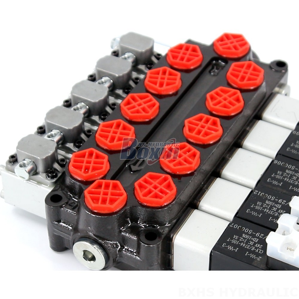 Durable Q45 5 Spool Monoblock Directional Valve for Hydraulic Systems detail image